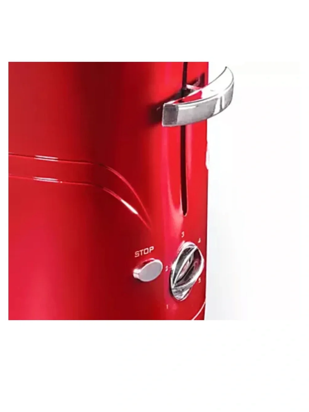 Nostalgia Retro Pop-Up Hot Dog Toaster - Red with White Accents